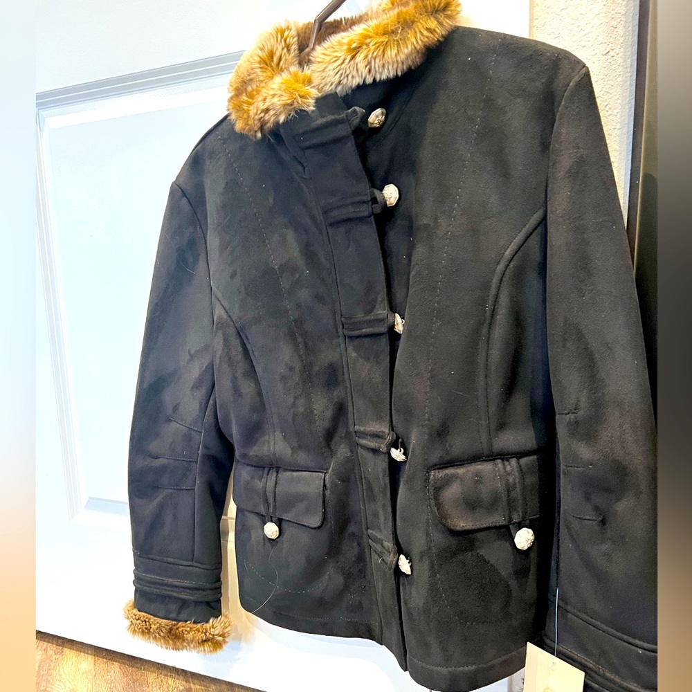 Brand new with tags women’s black sued Nuage Jacket